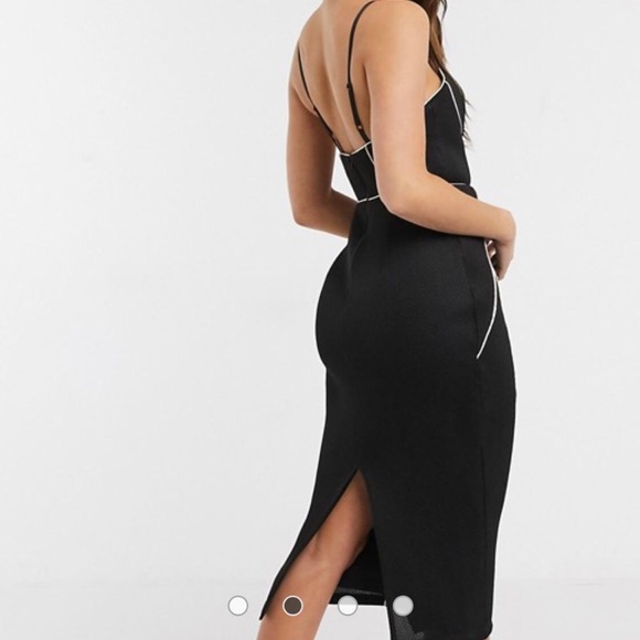 sporty mesh cami midi dress - Picture 4 of 6